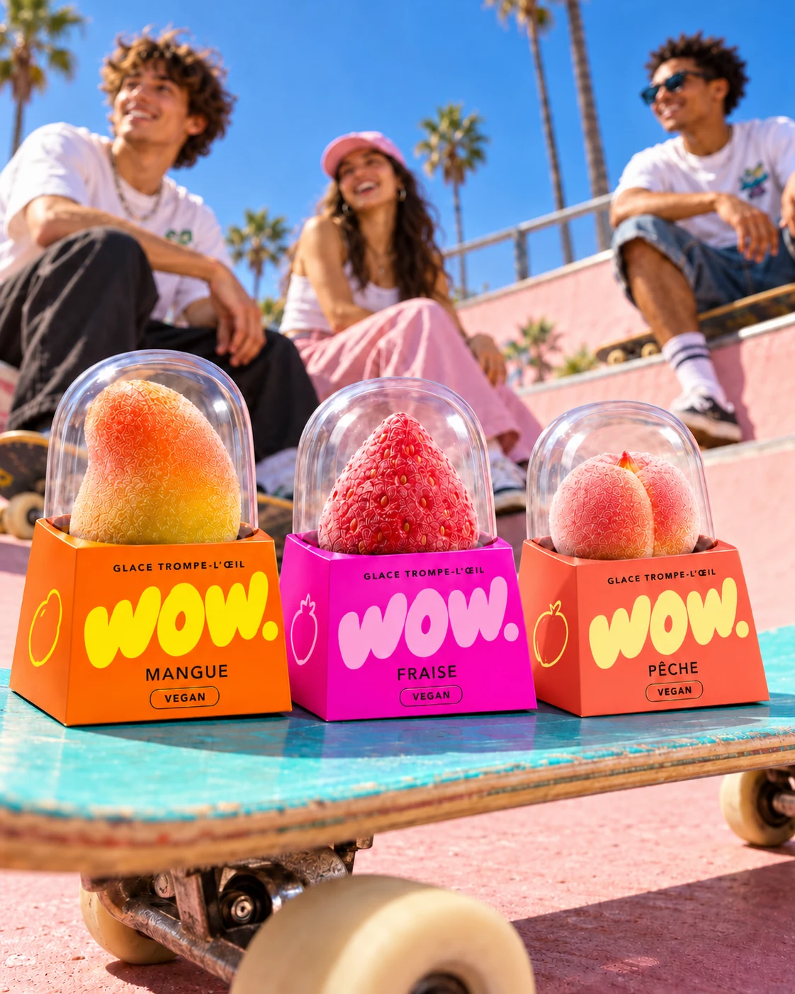 Mise en scène WOW. — Skate & soleil